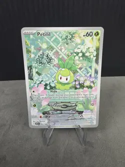 Petilil 091/086 SV: Black Bolt Illustration Rare Pokemon TCG NM English 🔥 - Image 1
