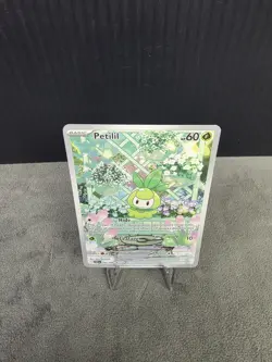 Petilil 091/086 SV: Black Bolt Illustration Rare Pokemon TCG NM English 🔥 - Image 4