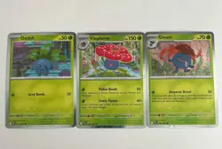 Oddish Gloom Vileplume Pokemon TCG Phantasmal Flames Cosmos Holo Promos NM - Image 1