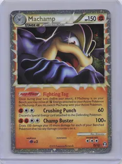 Machamp 95/102 Rare Prime HGSS Triumphant Pokemon Near Mint - Image 1