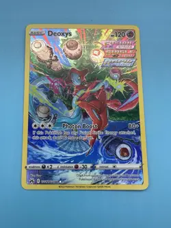 Deoxys GG12/GG70 Pokemon Crown Zenith Galarian Gallery Holo NM EN - Image 3