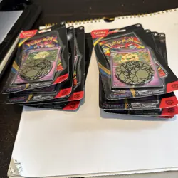 8 Phantasmal Flames Blister Booster Packs Pokemon TCG Factory Sealed - Image 4