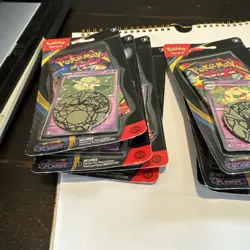 8 Phantasmal Flames Blister Booster Packs Pokemon TCG Factory Sealed - Image 5