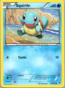 Pokemon TCG Squirtle 24/135 Plasma Storm NM - Image 1