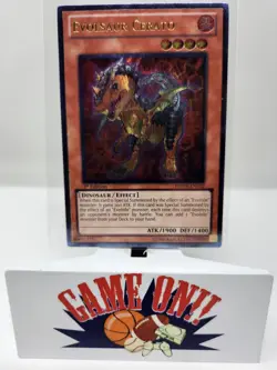 YuGiOh Evolsaur Cerato PHSW-EN020 1st Edition Ultimate Rare LP - Image 1