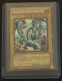 Blue-Eyes White Dragon BPT-003 Secret Rare Limited Edition Yu-Gi-Oh 2002 - Image 1