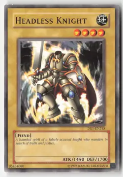 Yugioh - Headless Knight DB1-EN248 Unlimited - Dark Beginning 1 - Image 1