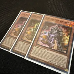 YuGiOh Sublimation Knight TOCH-EN013 1st Ed. Super Rare NM/M x3 playset - Image 3