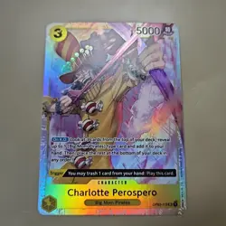 One Piece Card Game Charlotte Perospero OP03-113 SR Pillars of Strength TCG CCG - Image 1
