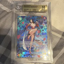 Boa Hancock SP OP07-051 Emperors in the New World Foil Beckett 10 2024 - Image 2