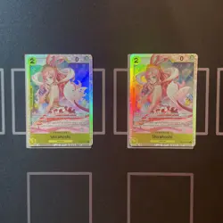 2x Shirahoshi EB01-057 SR- One Piece TCG English Playset - NM Super Rare Foil - Image 1