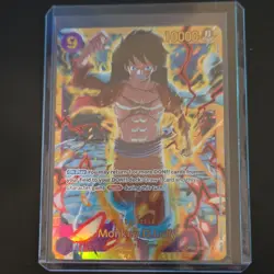 Bandai Monkey D. Luffy OP09-119 Rush Holo 10000 Power One Piece CCG - Image 1