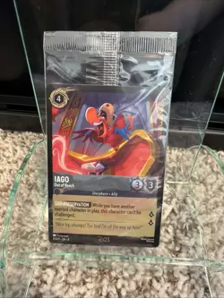 Disney Lorcana D23 Iago 2025 Gold Member Exclusive Card - Image 1