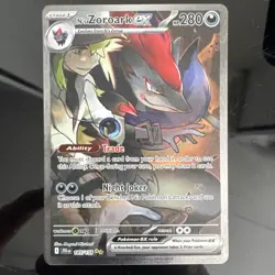 Pokemon TCG Journey Together N's Zoroark EX Card 185/159 - Image 1