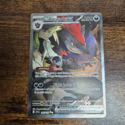 Pokemon TCG Journey Together N's Zoroark EX Card 185/159 - Image 3