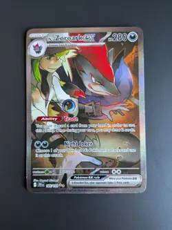 Pokemon TCG Journey Together N's Zoroark EX Card 185/159 - Image 1