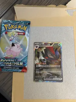 Pokemon TCG Journey Together N's Zoroark EX Illustration Rare Card 185/159 - Image 2