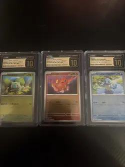 151 Japanese Card File Set Promos Bulbasaur Charmander Squirtle CGC Pristine 10 - Image 1