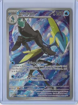 Inteleon 142/132 Mega Evolution Illustration Rare Pokemon Card NM English - Image 1