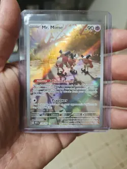 Pokemon Scarlet & Violet 151 MR. MIME 179/165 Illustration Rare Card MINT-NM - Image 2