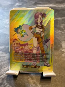 Dragon Ball Fusion World Energy Marker Gold E-73 Bulma English Version Card Game - Image 1