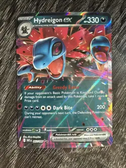 Hydreigon ex 67/86 Double Rare Holo White Flare Pokemon TCG Card - Image 1