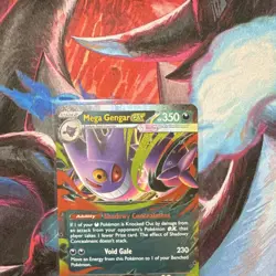 Mega Gengar EX Double Rare 056/094 350 HP Void Gale Holo English Card - Image 1