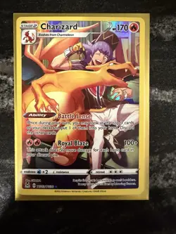 Pokemon TCG Charzard Trainer Gallery 2022 Ultra Rare Card TG03 TG30 HP 170 - Image 2