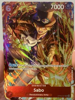 Sabo (Illustration Box Vol.5) OP05-007 One Piece Promotion Cards Foil English NM - Image 1