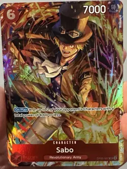 Sabo (Illustration Box Vol.5) OP05-007 One Piece Promotion Cards Foil English NM - Image 2