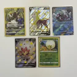 Pokemon Card Lot (5 Cards) - Vintage Modern Hyper Ultra IR SIR Reverse Holo Rare - Image 1