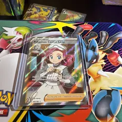 Pokemon Center Lady Vivid Voltage Full Art Ultra Rare Card 185/185 Pokemon TCG - Image 3