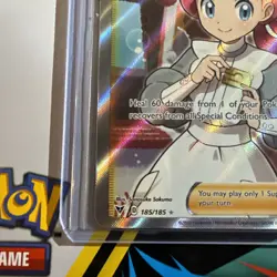 Pokemon Center Lady Vivid Voltage Full Art Ultra Rare Card 185/185 Pokemon TCG - Image 5