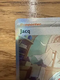 Pokemon Jacq Scarlet & Violet Base Set Holo Card 250/198 Special Illustration NM - Image 3