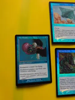 Air Bladder,Jolting Merfolk & Cloudskate MTG 3 Card. OLD VINTAGE FOIL. NEMESIS. - Image 2