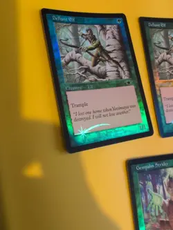 Gempalm Strider & 2x Defiant elf. LEGIONS (2003). OLD VINTAGE FOIL MTG 3 CARD - Image 4