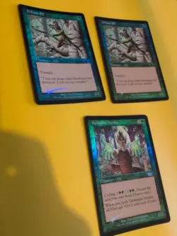 Gempalm Strider & 2x Defiant elf. LEGIONS (2003). OLD VINTAGE FOIL MTG 3 CARD - Image 5