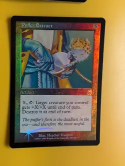 Puffer Extract x2 Artifact Mercadian Masques. FOIL. Magic the Gathering Card. - Image 3