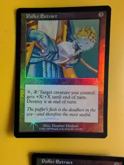 Puffer Extract x2 Artifact Mercadian Masques. FOIL. Magic the Gathering Card. - Image 5