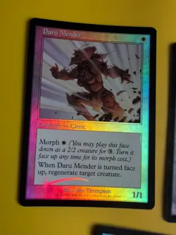 Daru Mender x2 & Daru Sanctifier LEGIONS (2003). OLD VINTAGE FOIL MTG 3 CARD - Image 4