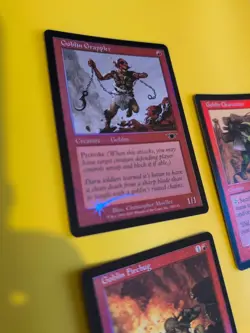 Goblin Grappler,Firebug & Clearcutter LEGIONS (2003) OLD VINTAGE FOIL MTG 3 CARD - Image 2