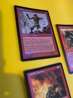 Goblin Grappler,Firebug & Clearcutter LEGIONS (2003) OLD VINTAGE FOIL MTG 3 CARD - Image 3