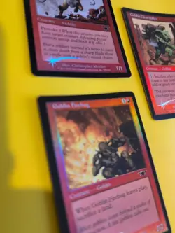 Goblin Grappler,Firebug & Clearcutter LEGIONS (2003) OLD VINTAGE FOIL MTG 3 CARD - Image 4