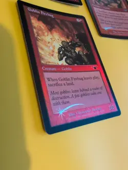Goblin Grappler,Firebug & Clearcutter LEGIONS (2003) OLD VINTAGE FOIL MTG 3 CARD - Image 5