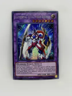 Yugioh Card Elemental HERO Neos Knight BLHR-EN064 SECRET RARE 1st Ed. - NM - Image 1