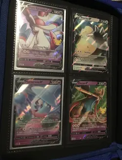 Pokemon Lot Of 24 Cards Binder Not Included - Image 2