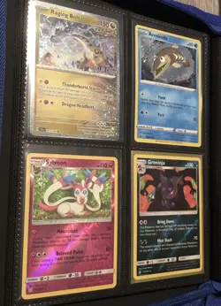 Pokemon Lot Of 24 Cards Binder Not Included - Image 5