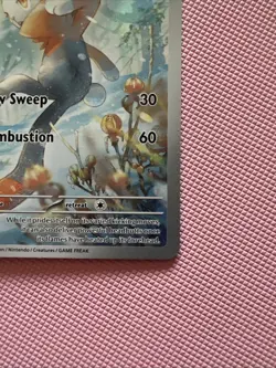 Pokemon Raboot Full Art Illustration Rare Holo Card 147/142 Sv07 NM - Image 4