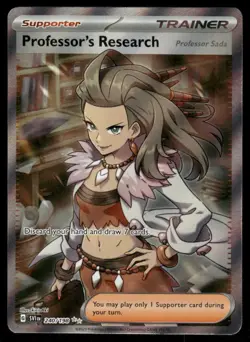 Pokemon Cards Professor's Research (Professor Sada) 240/198 Scarlet & Violet NM - Image 1