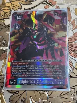 Digimon Card Game Belphemon (X Antibody) Super Rare Hackers' Slumber BT23-070 SR - Image 1